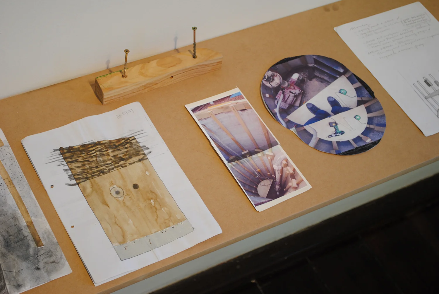 Dream Bore 2009 (Journal) various drawings and objects Photo: Mark Parfitt