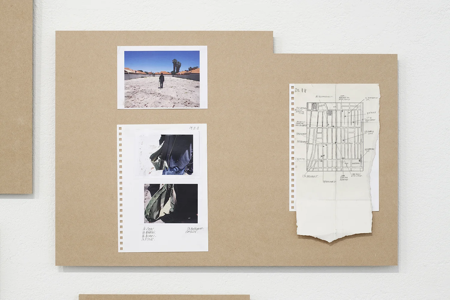 Field 2011 Drawing, collage, digital prints, MDF Galerie Dusseldorf Photo: Adrian Lambert Acorn Photography