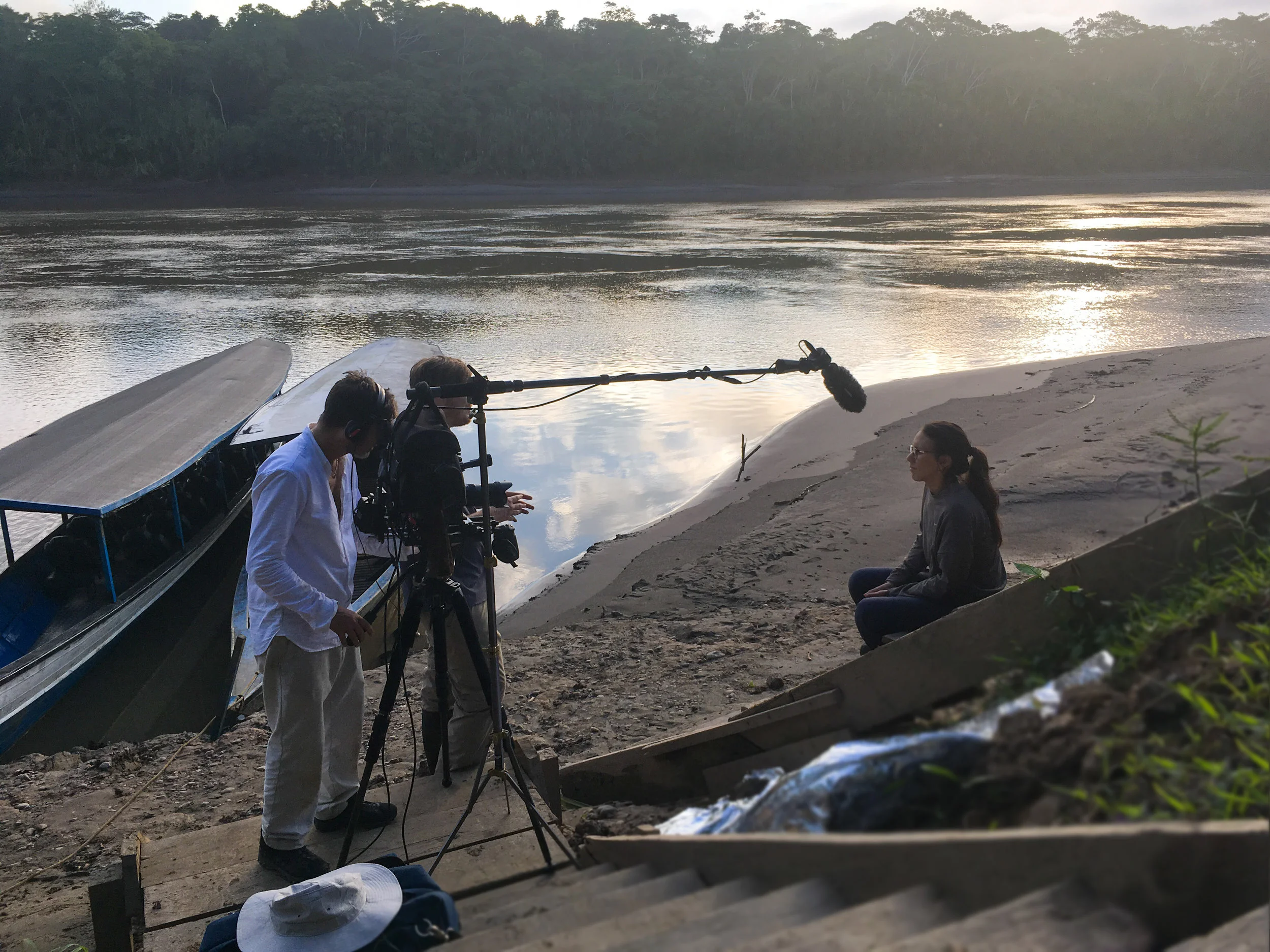 Filming at Los Amigos Biological Station Peru Amazon for Nature / Pulitzer 2019