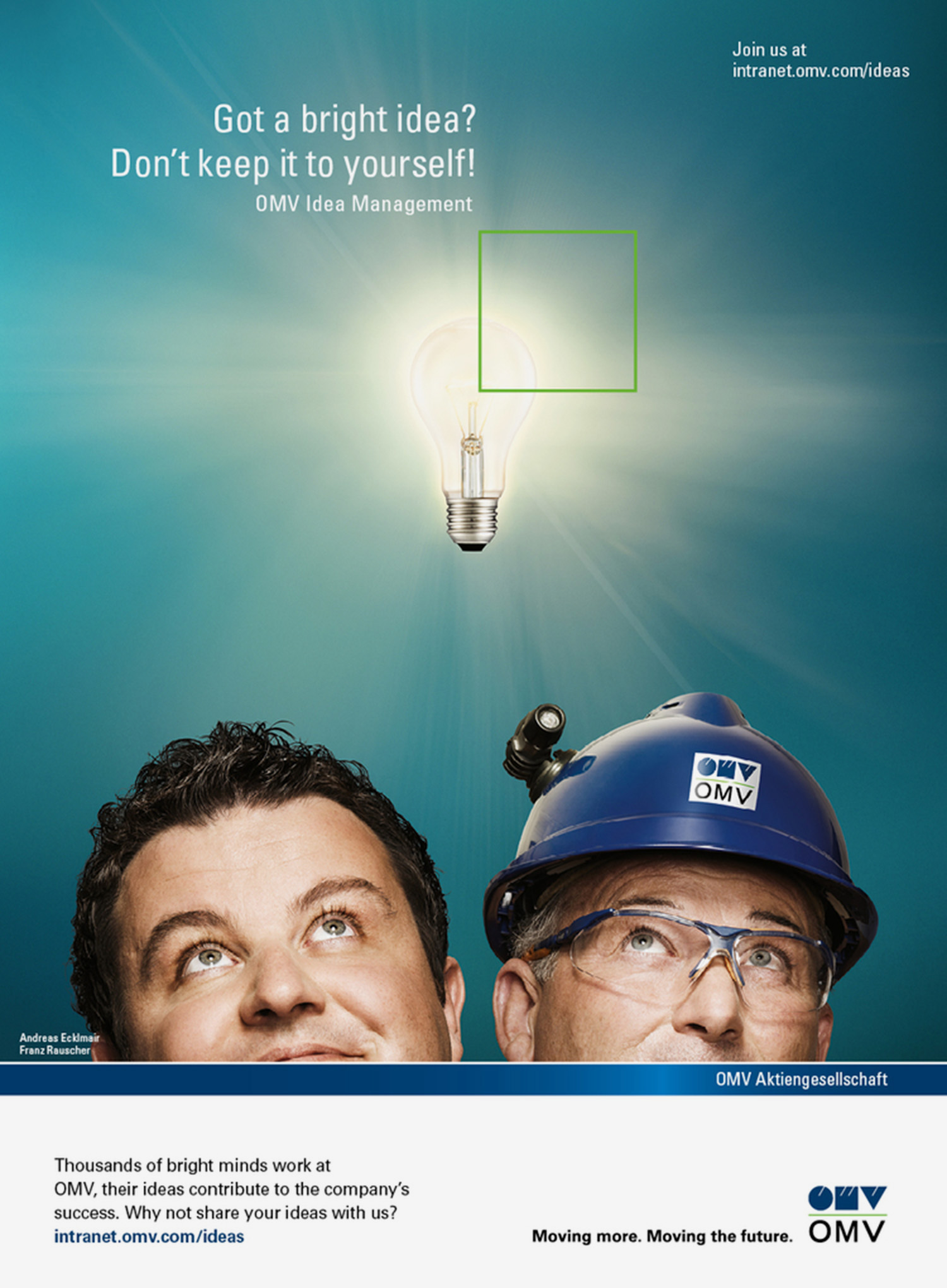 "idea management" / Kampagne für OMV