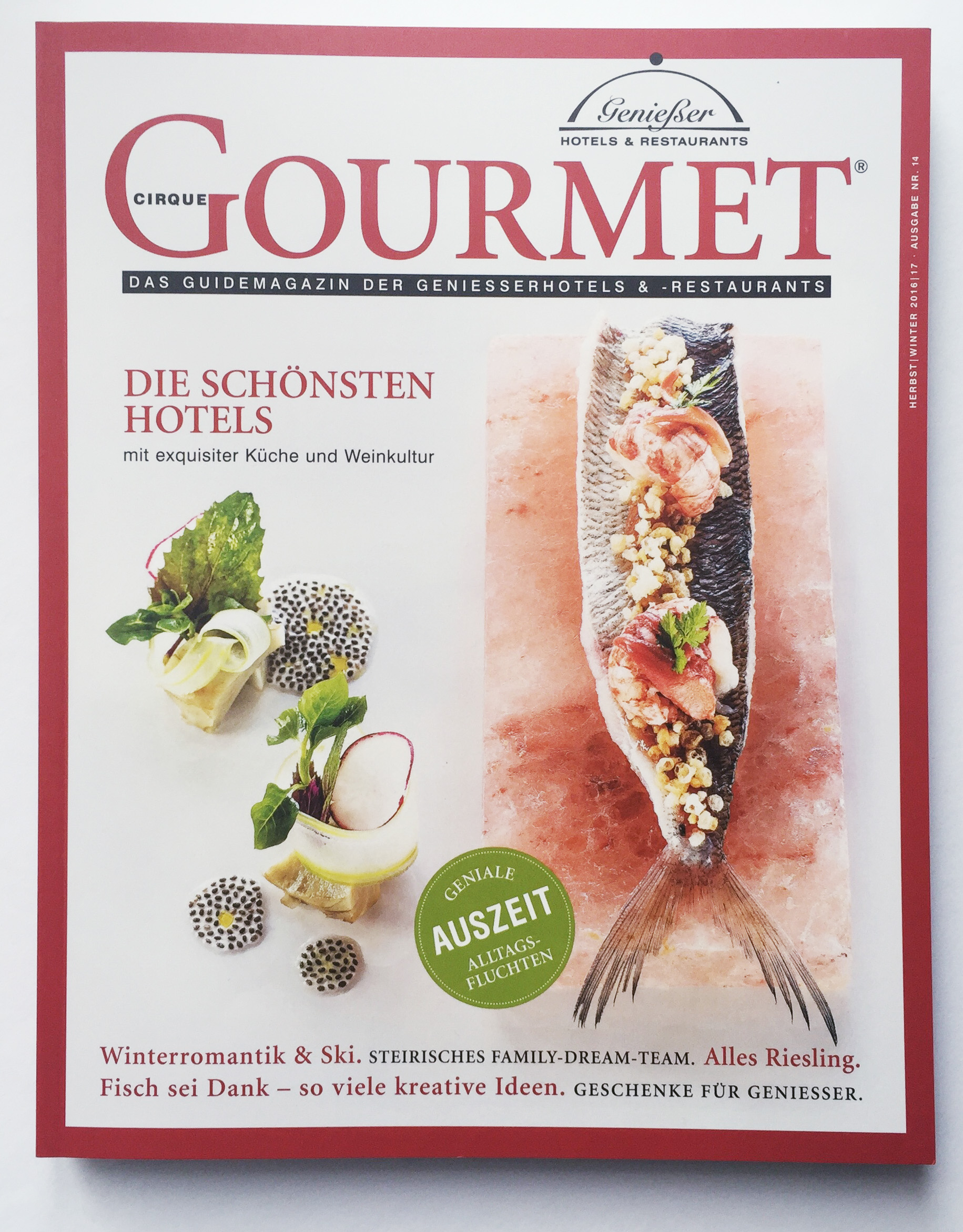 Cirque Gourmet Cover 2016/17