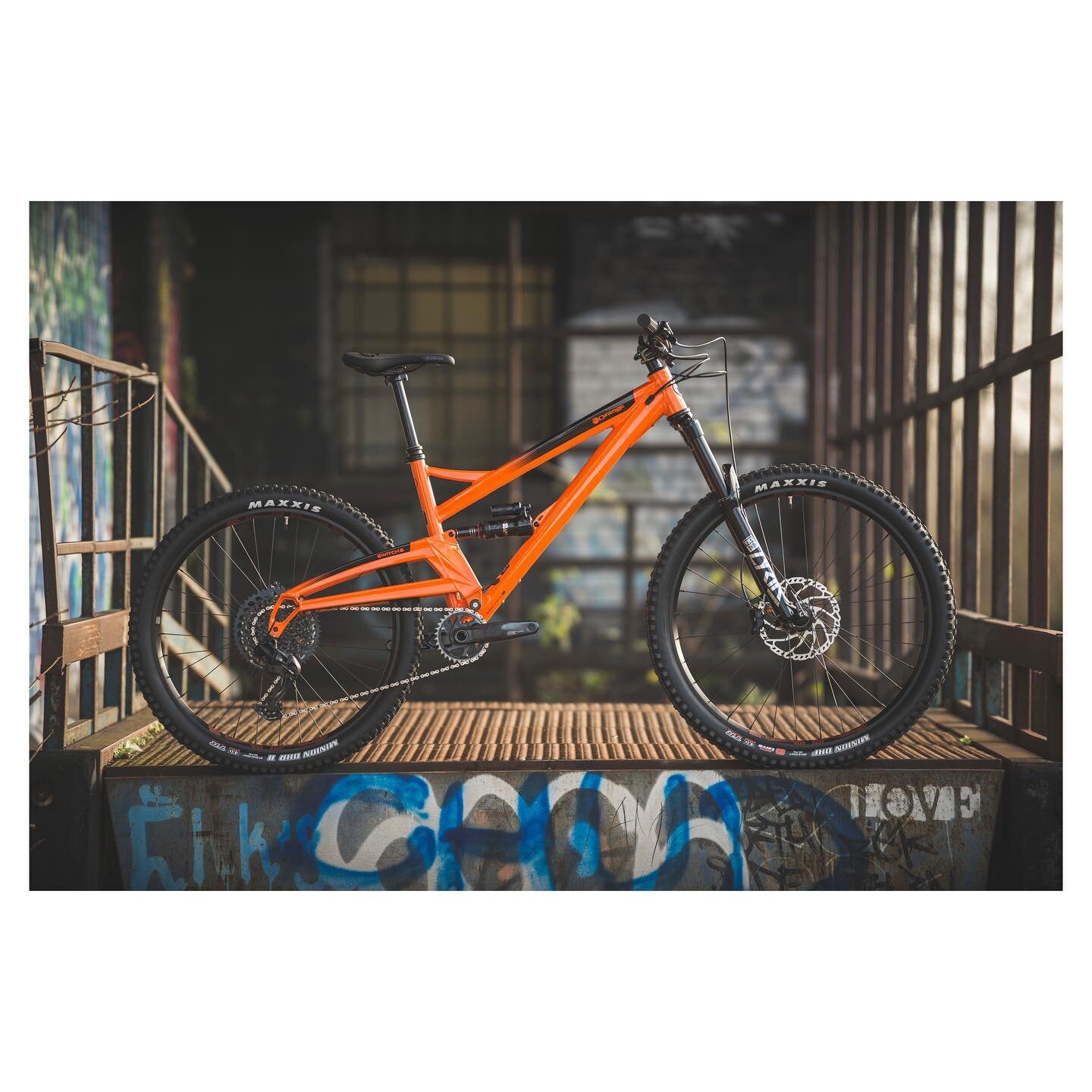 @orangebikes Switch 6 &gt;&gt;&gt; @frictioncycles #bristol #🍊 #orangebikes #mtb #singletrack #downhillmtb