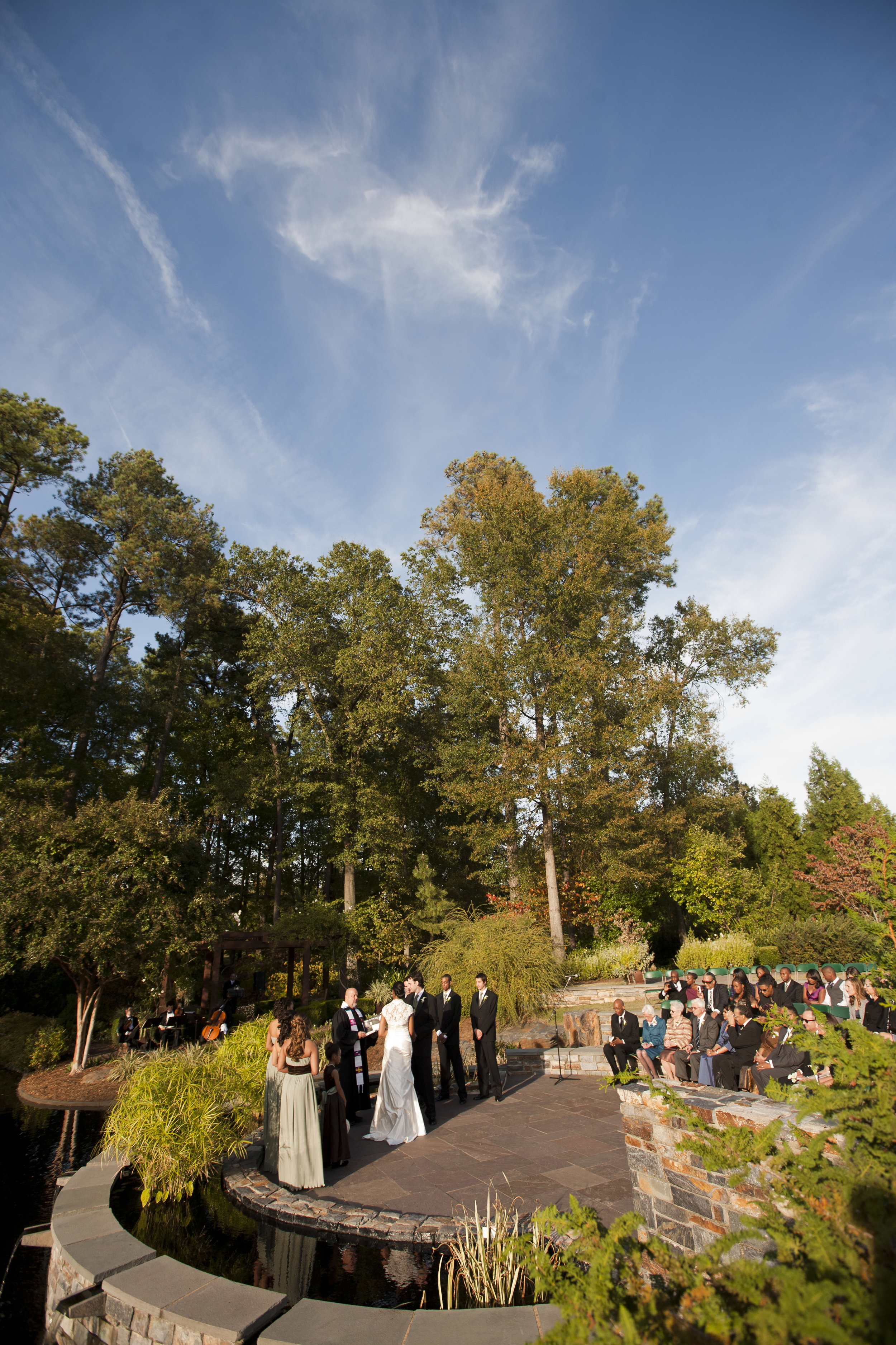 Duke Gardens Wedding Ceremony