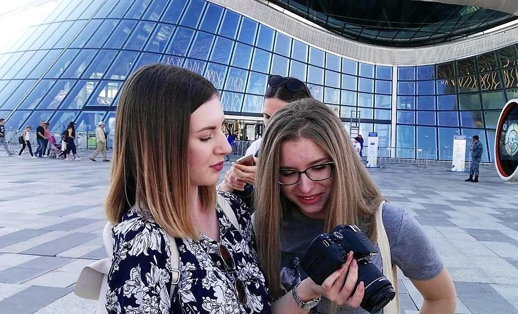 Arbeit auf der Expo