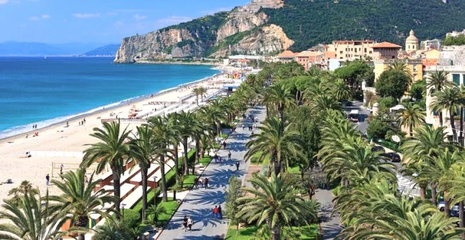 Finale Ligure beach front