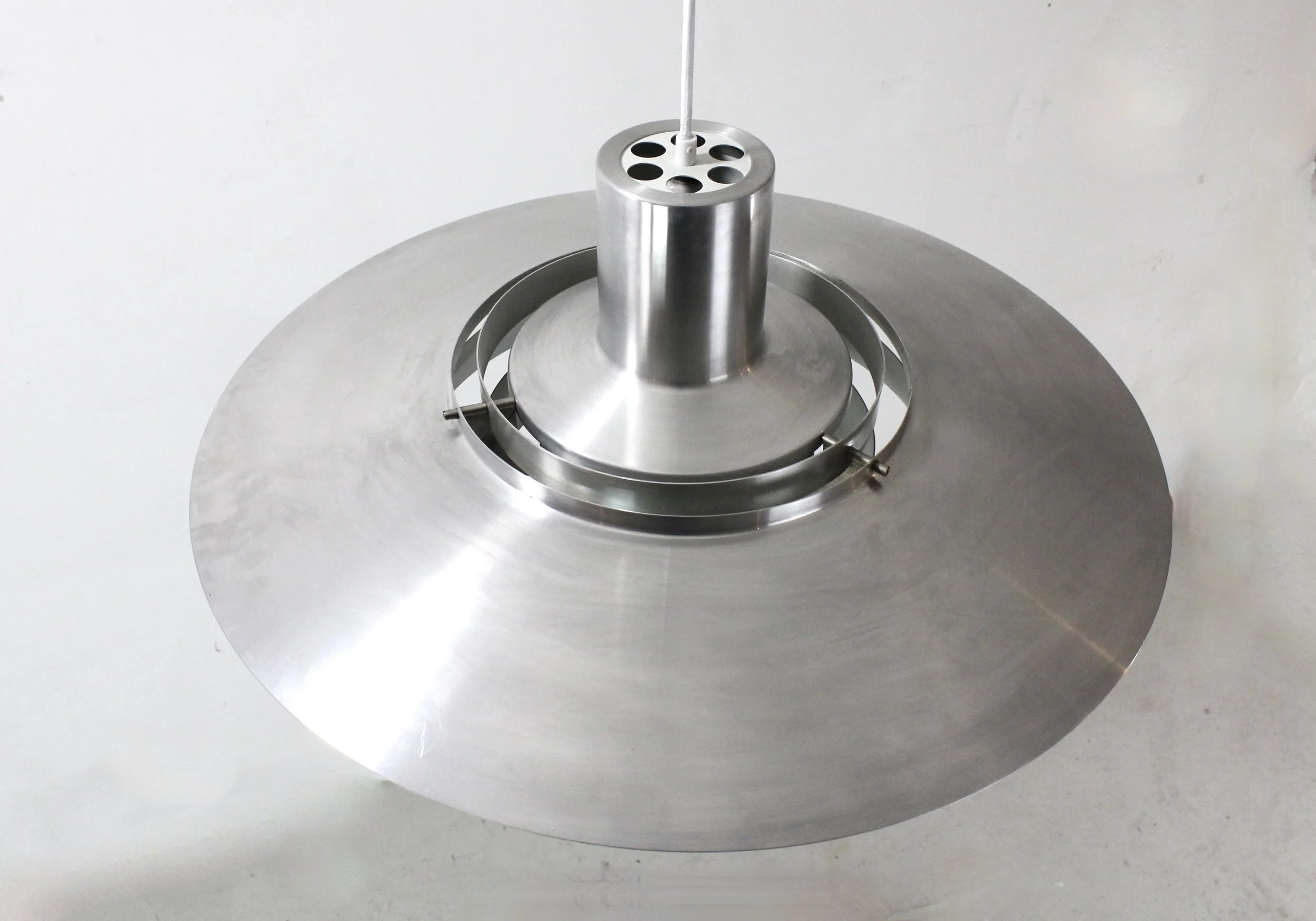 Preben Fabricius and Jordan Kastholm P376 brushed aluminium lamp