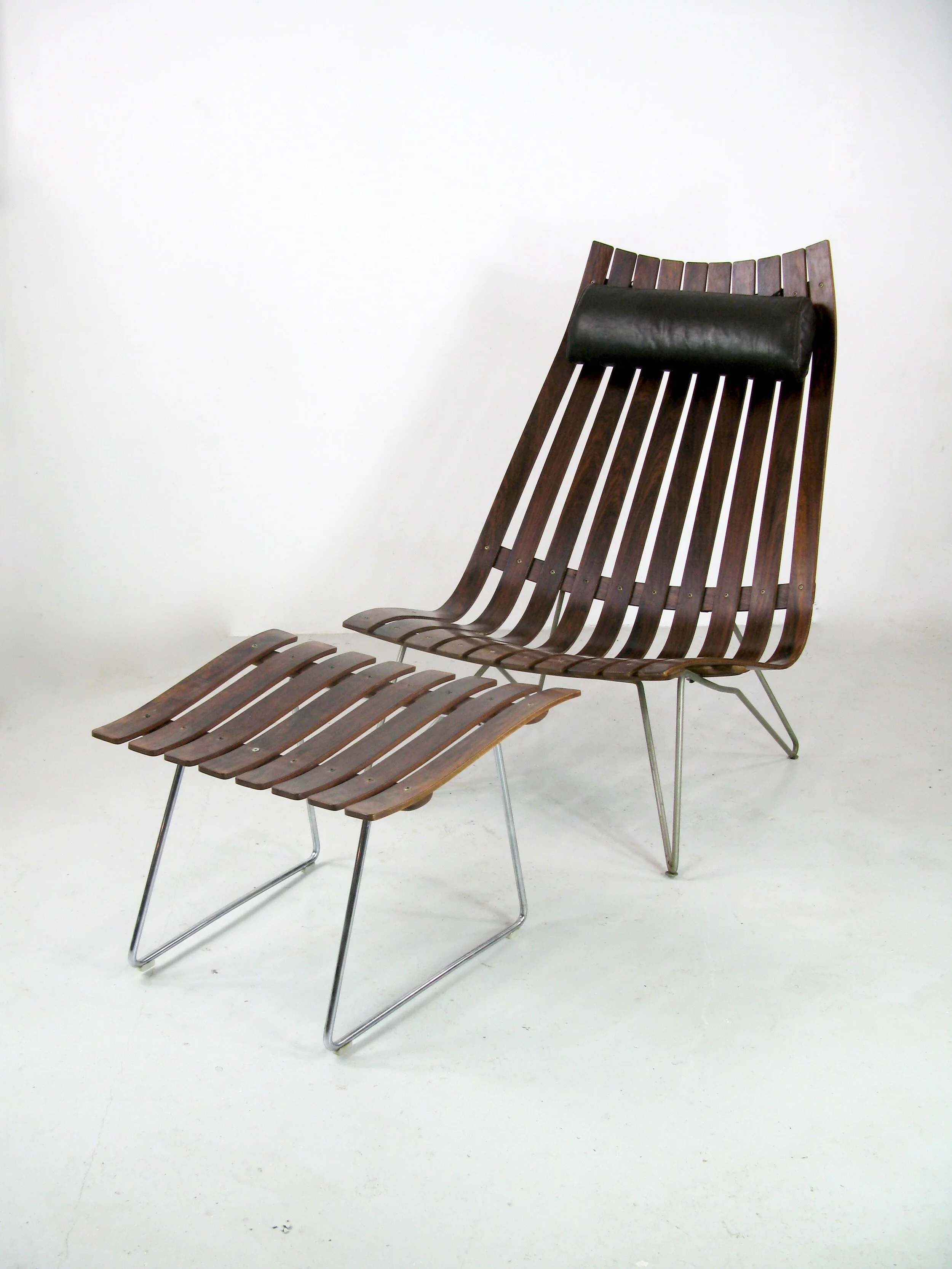 hans Brattrud scandia senior chair and footstool
