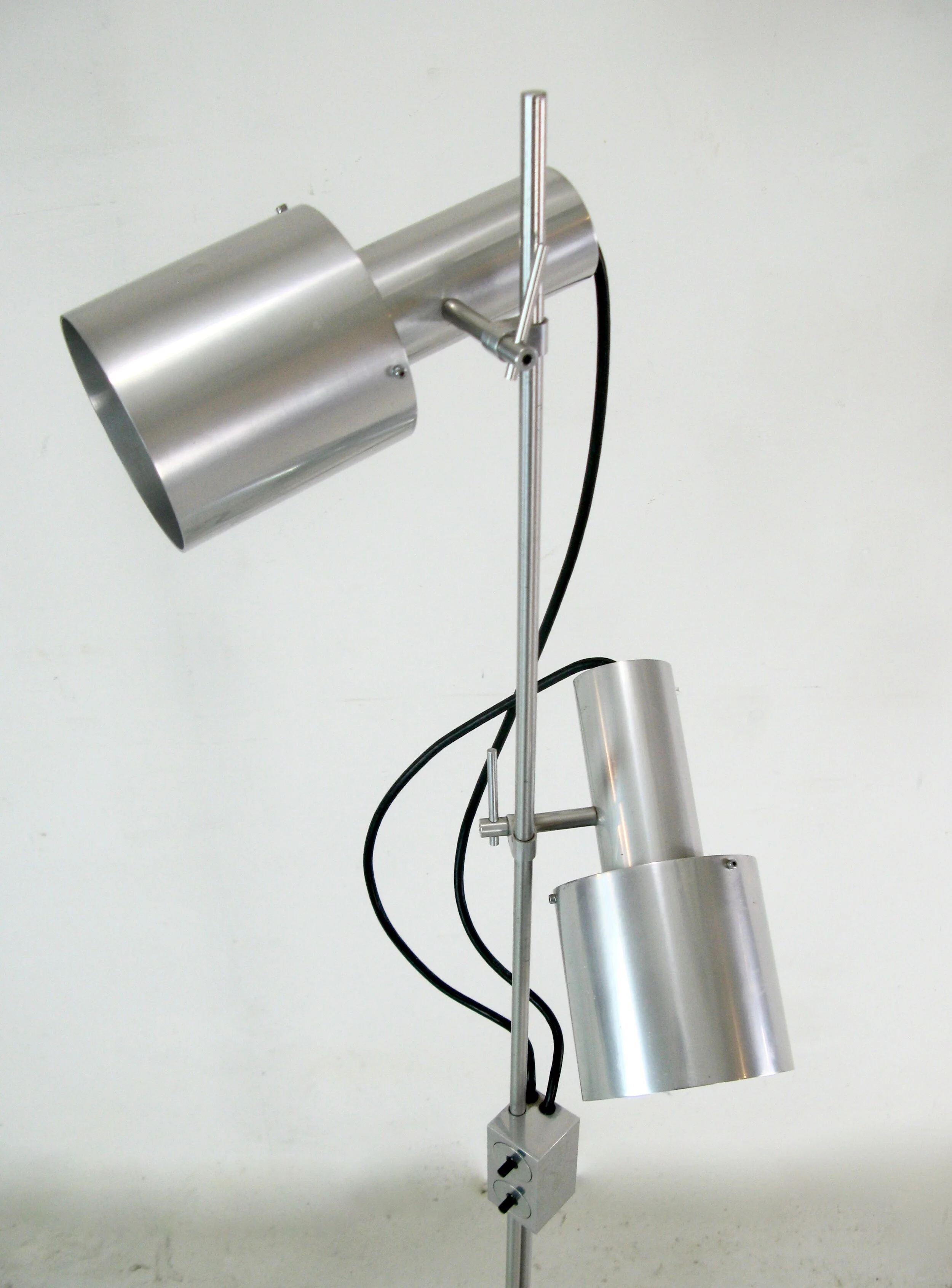 Peter Nelson  aluminium standard lamp
