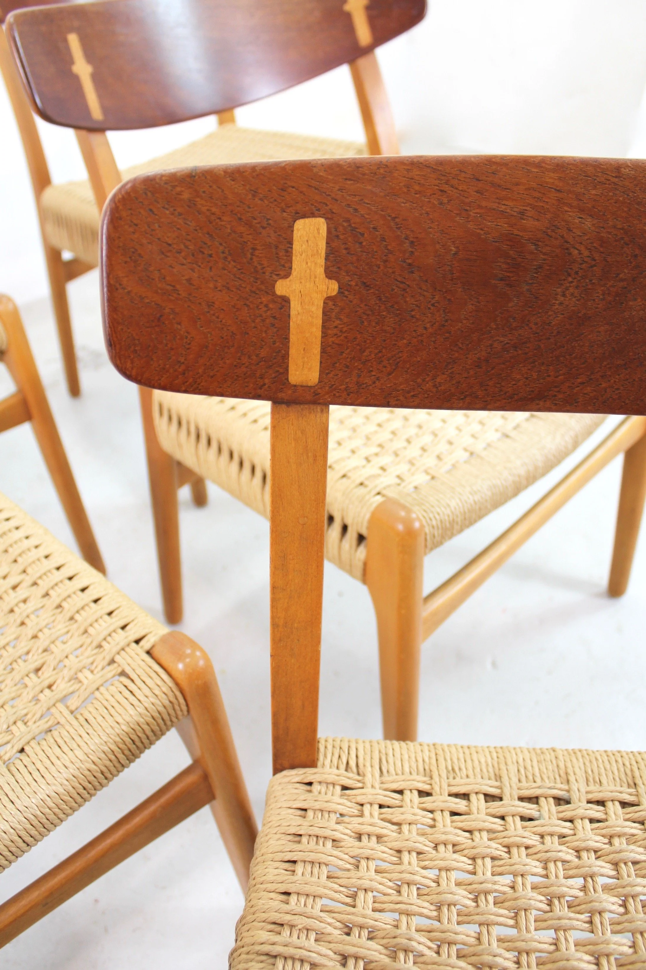 set of Six Hans Wegner  CH23 chairs