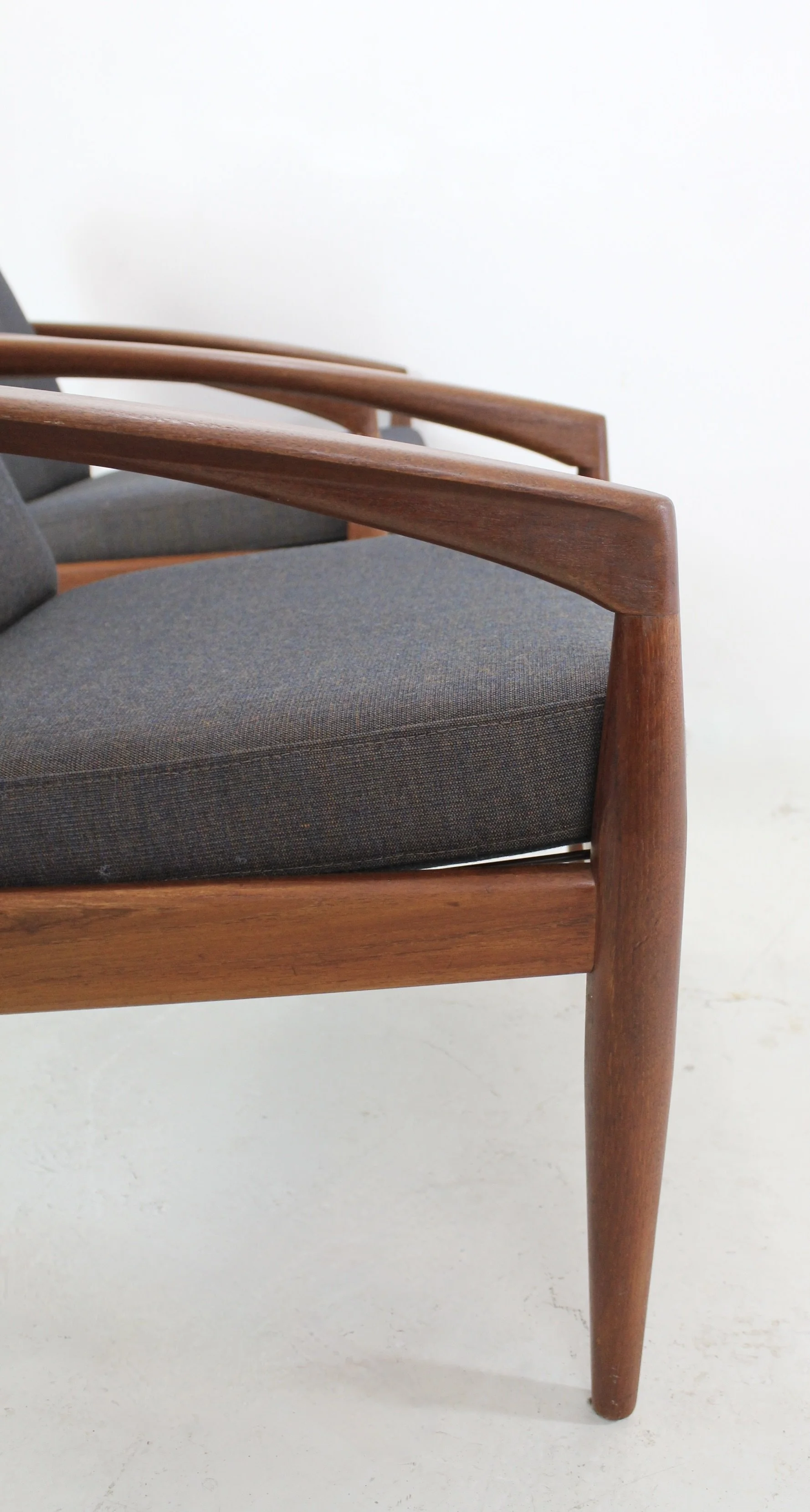 paperknife teak lounge chair by kai kristiansen