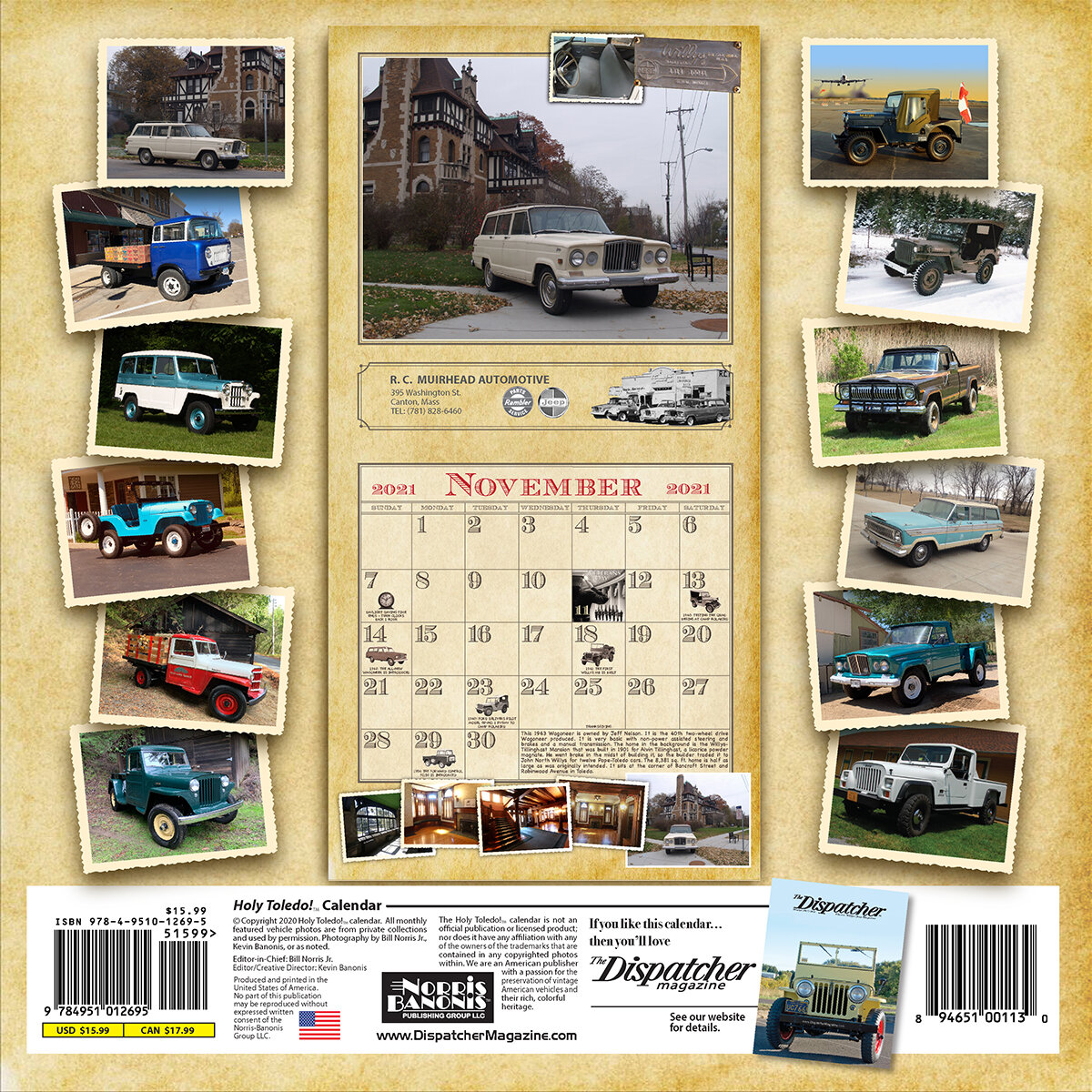 2021 Holy Toledo! Wall Calendar — The Dispatcher Magazine and Holy