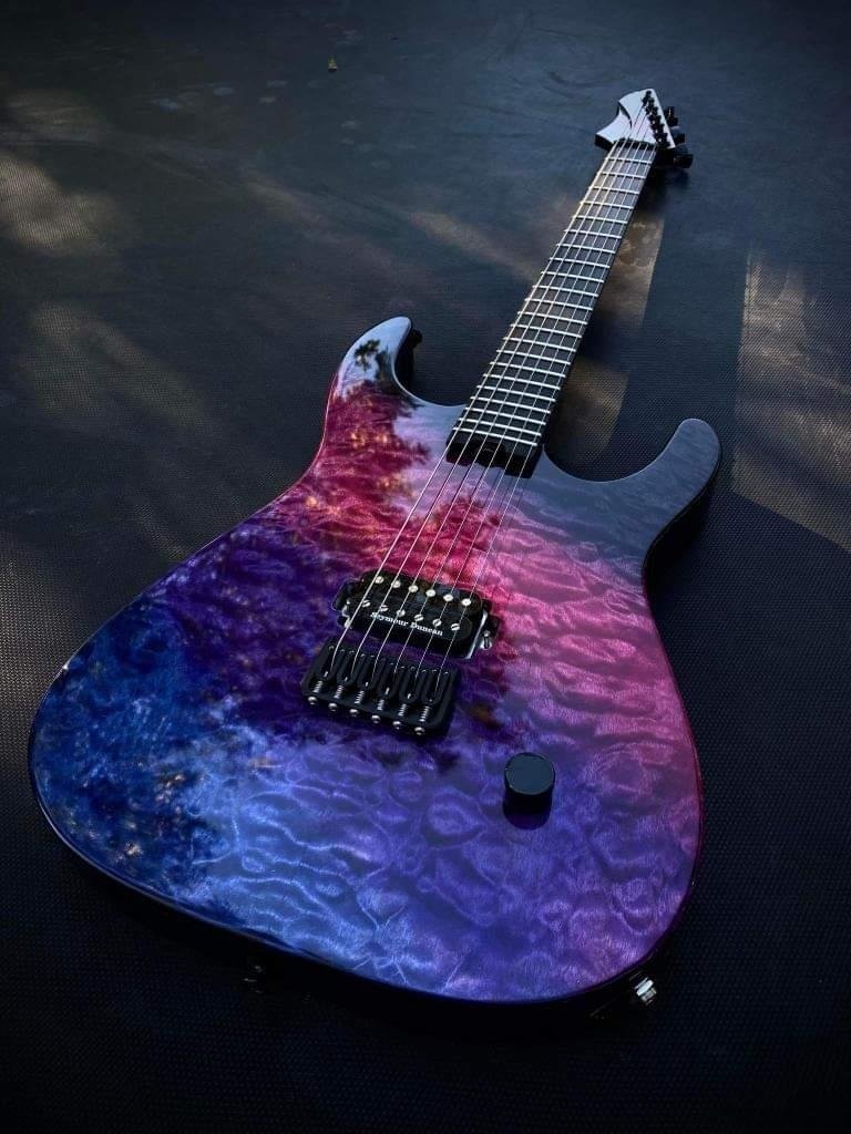 Rebirth Guitar Co custom superstrat guitar