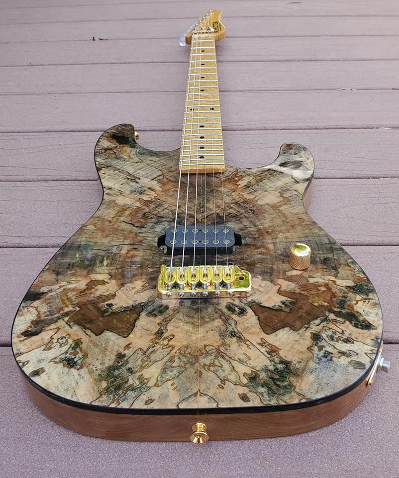 Rebirth Guitar Co Spalted Strat