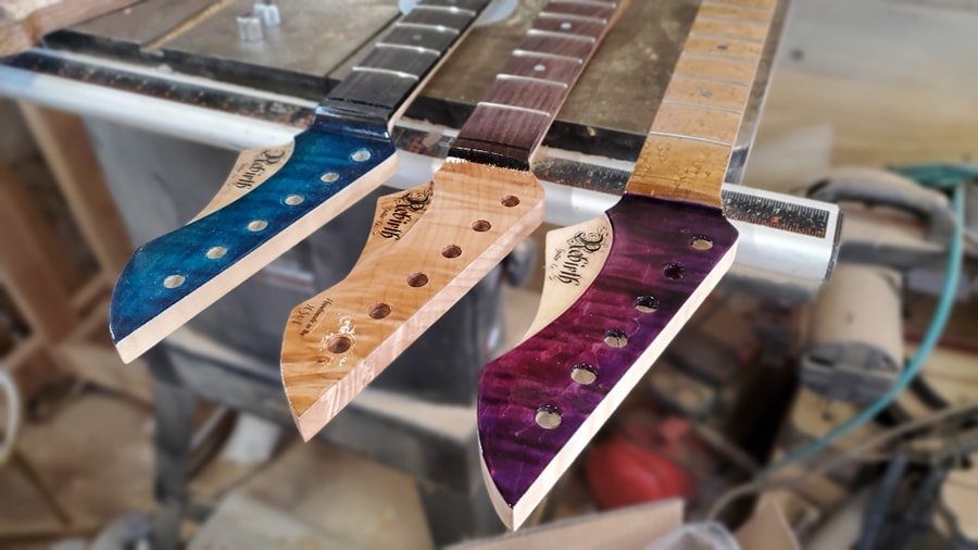 Rebirth Guitar Co Custom Guitar Headstocks