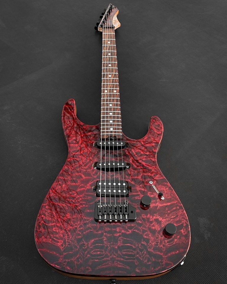 Get this Severence for an awesome price!!! Contact us for more details

Sleek and modern, the Severance is our take on a calssic HSS!

Like all of our instruments, this handmade USA custom guitar was constructed using the highest quality, responsibly