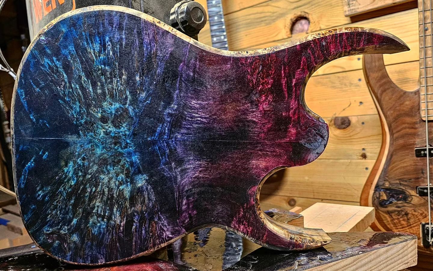 EDIT: SOLD
Even B- Grade tops can look spectacular!! This one is up for grabs. Get as a Guitar Body only, Kit, or turn it in to a full build!  Contact me for details