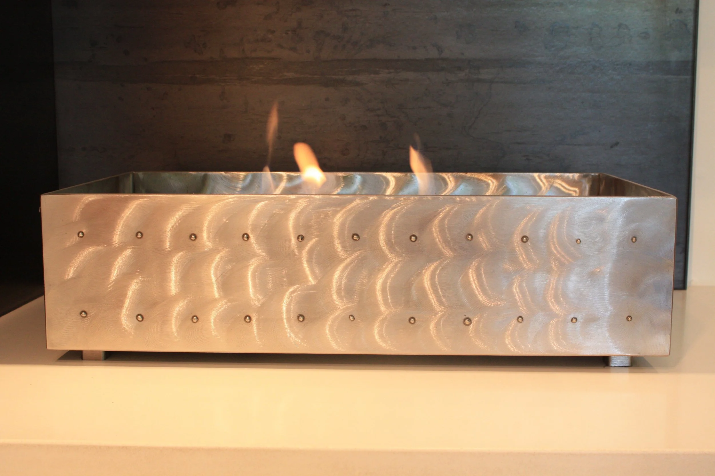 Steel Firebox With Welded Rivets