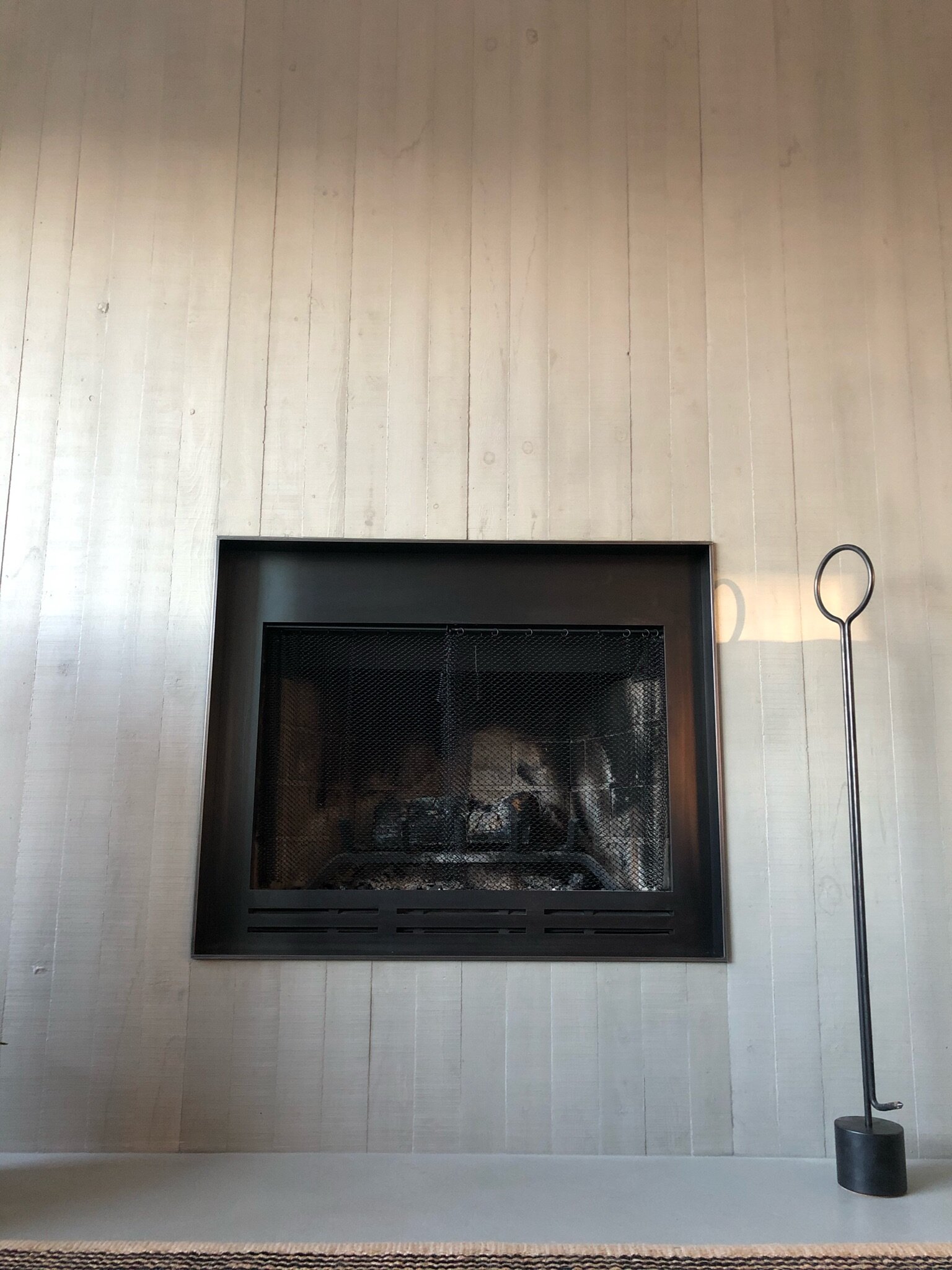 Board Formed fireplace Wall Seattle
