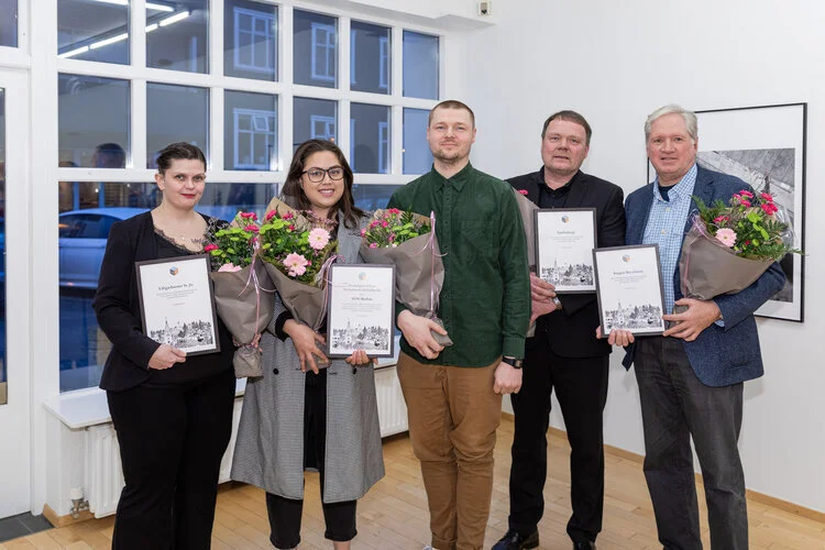 Verðlaunahafar ársins 2019.