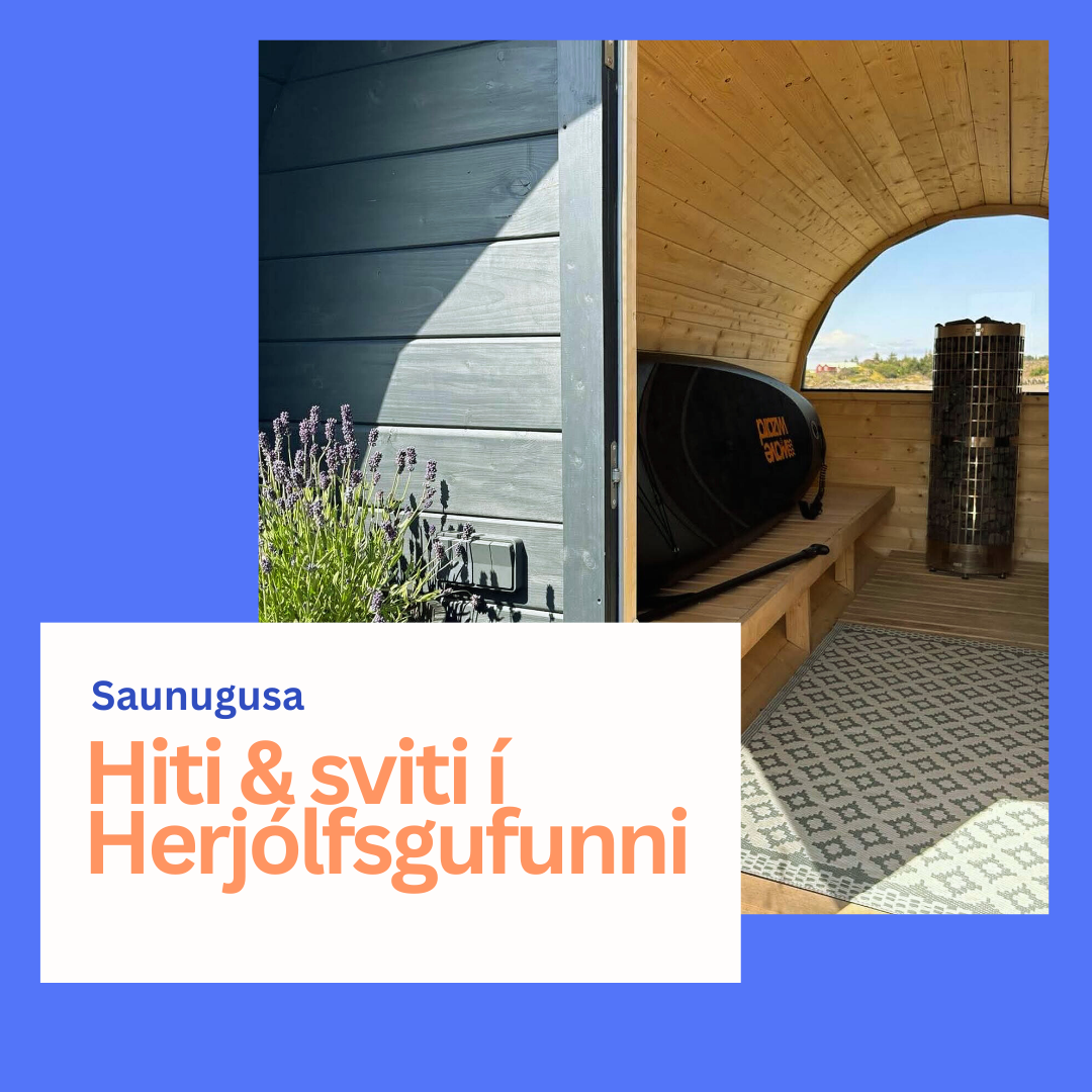 Hiti & sviti í Herjólfsgufunni