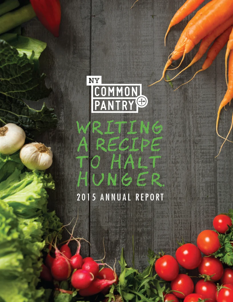 New York Common Pantry Annual Report by Petting Zoo