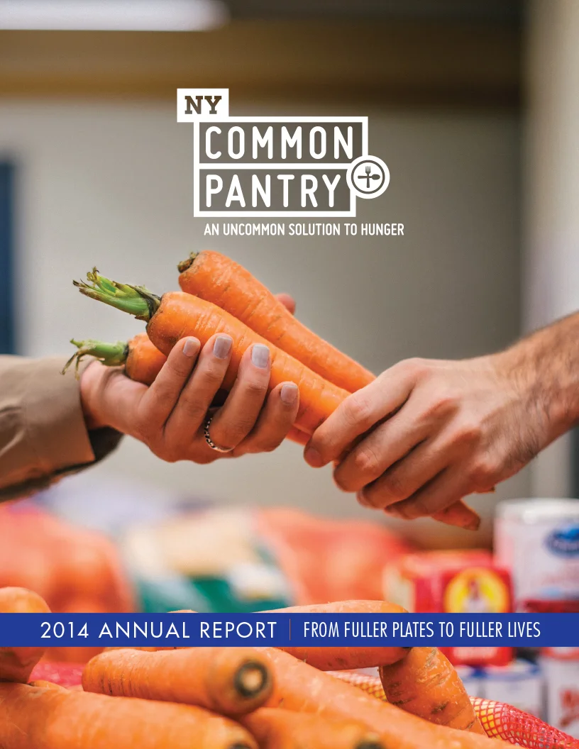 New York Common Pantry Annual Report by Petting Zoo