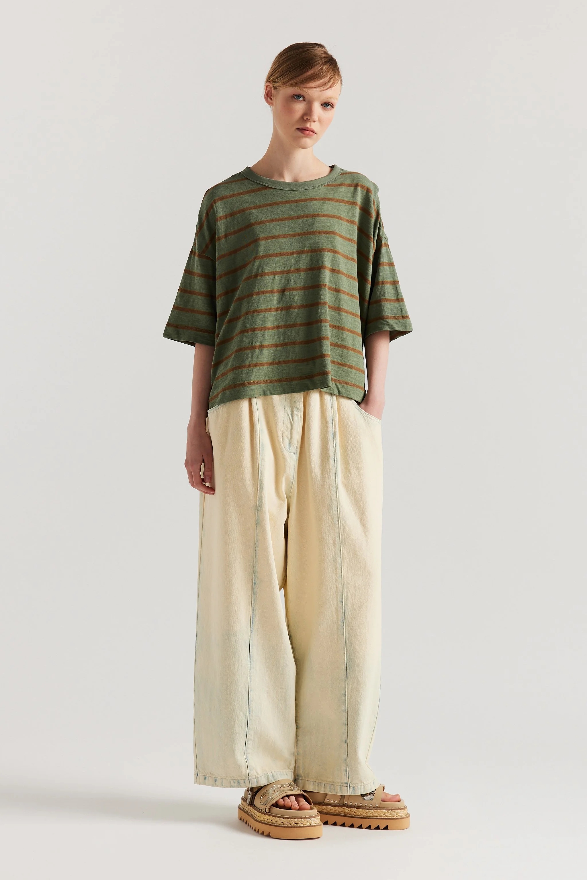 KLSPC5911 Obelisk Tee Olive Tan KLSPC5913 Uproar Denim Pant A.jpg