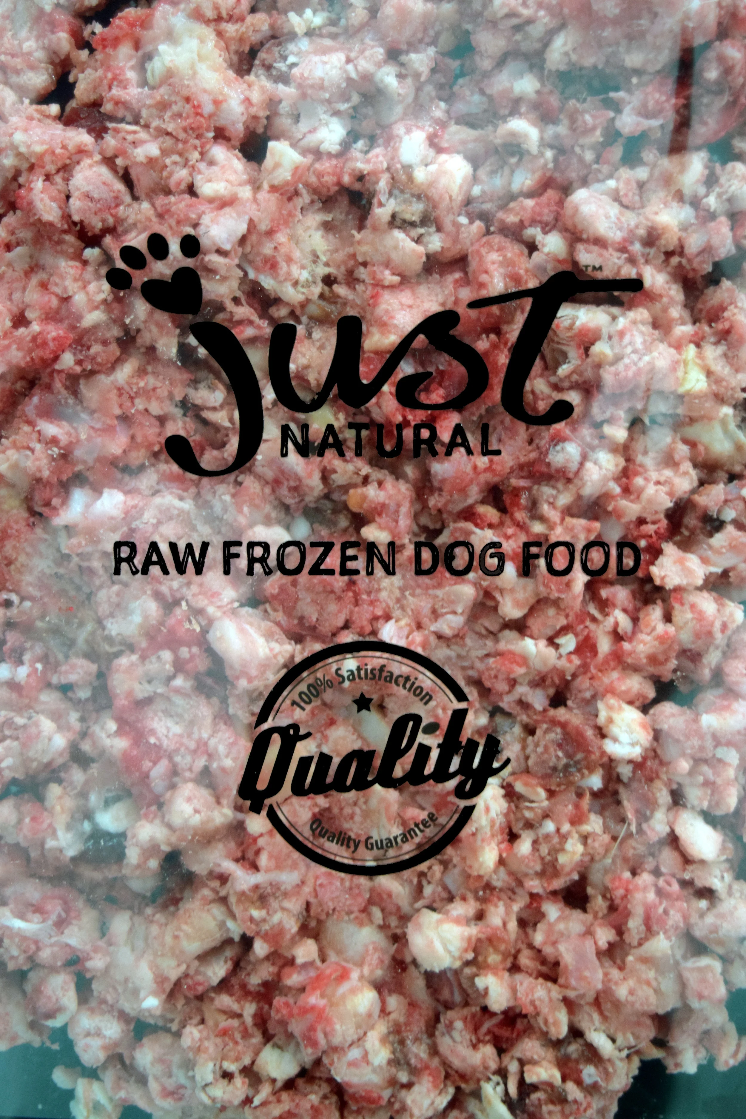 just natural raw dog food