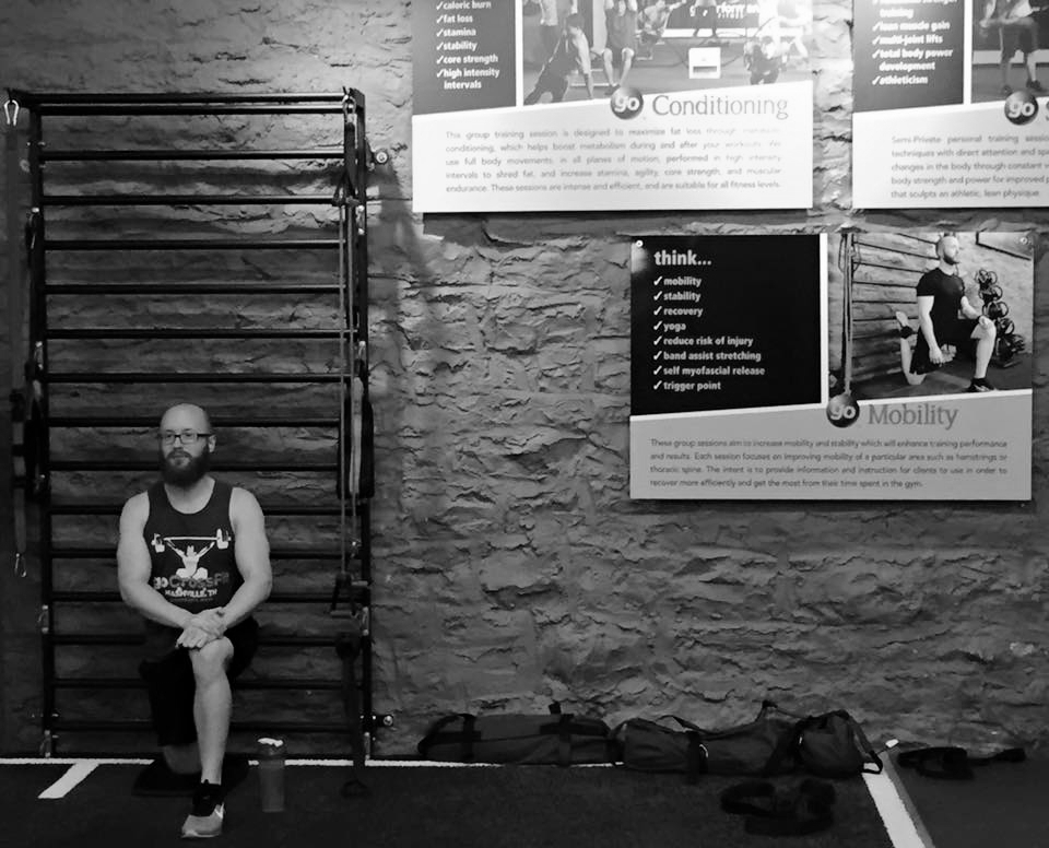 Eric rocking some mobility. 