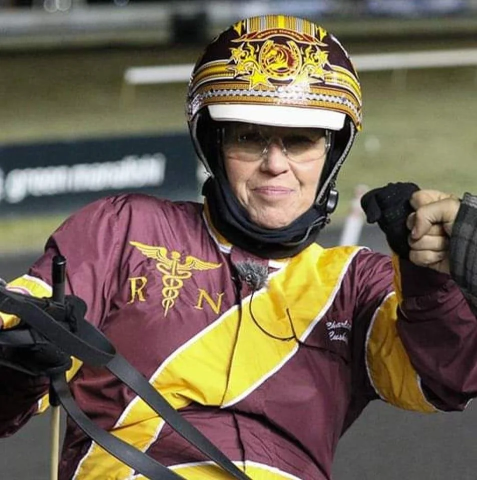 Charlene Cushing wins at the Meadowlands!