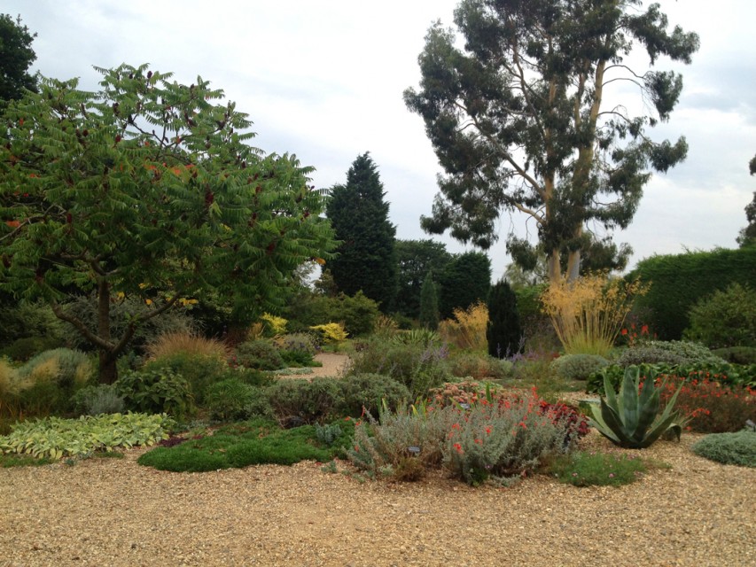 The famous gravel garden, formerly a car park