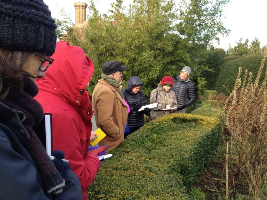 discussions in the garden