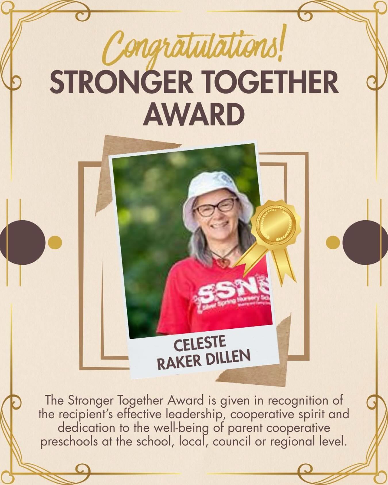 Celeste Raker Dillen connected with Silver Springs Nursery School @silverspringnurseryschool in 2015, volunteering to fill in for co-opers. She stepped into the 3s aide role in 2017, began to teach Toddler Time in 2018 and became the full-fledged 3/4