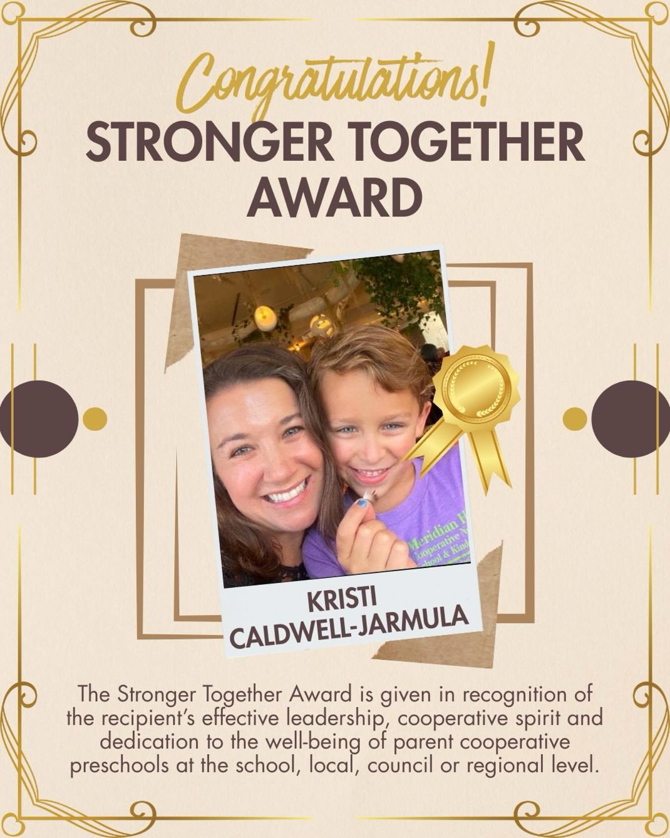 Since 2020, Kristi Caldwell-Jarmula has served as the Director of the Indiana Council of Cooperative Preschools (ICPC) @_icpc_ In this role, Kristi collaborates regularly with school directors and board members. She is always willing to step in when