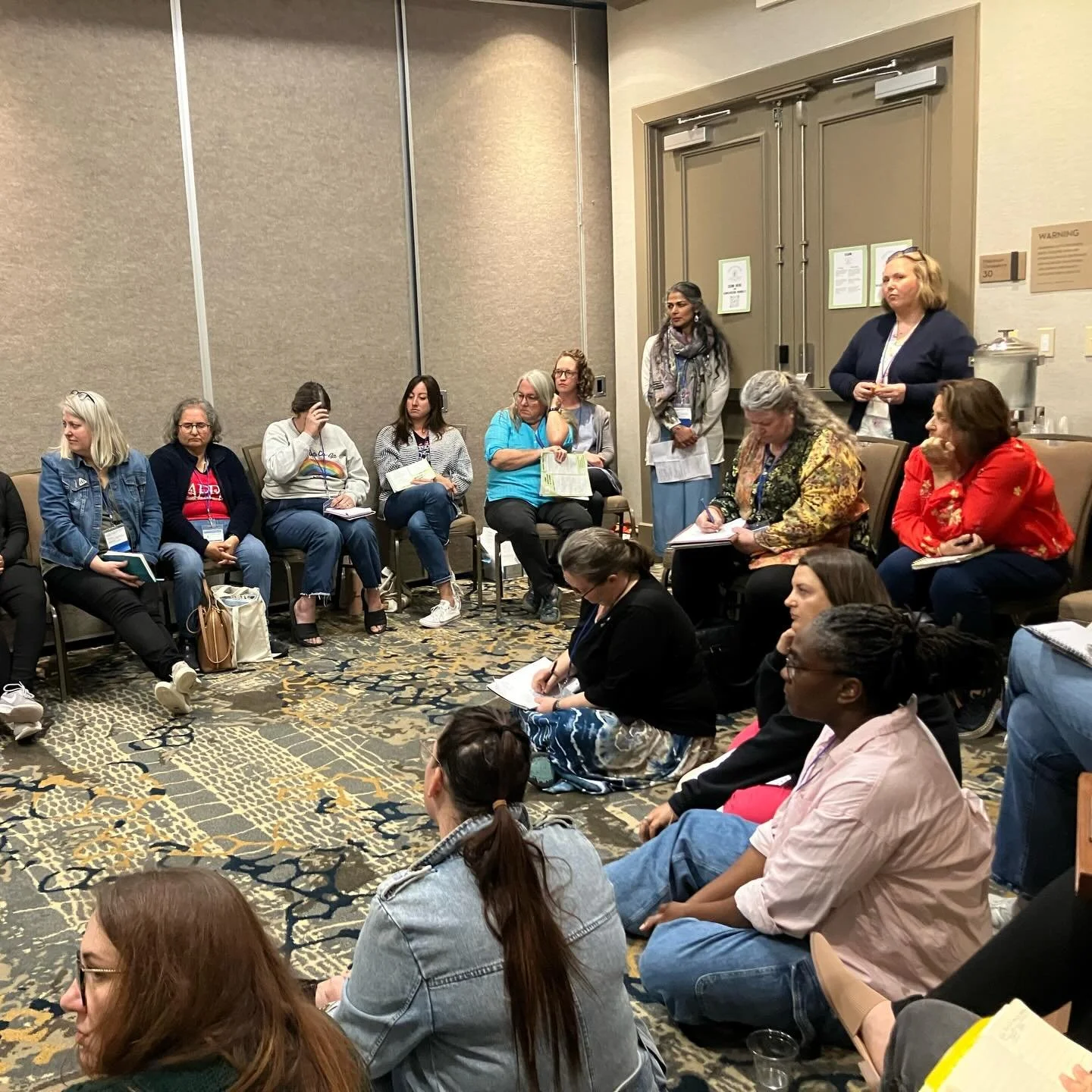 PCPI just wrapped up leading a dynamic discussion at the CCPPNS convention on the strengths and vulnerabilities of co-op preschools. Thank you for all who came and shared. #cooppreschool #communitybuilding #pcpischools #ccppns