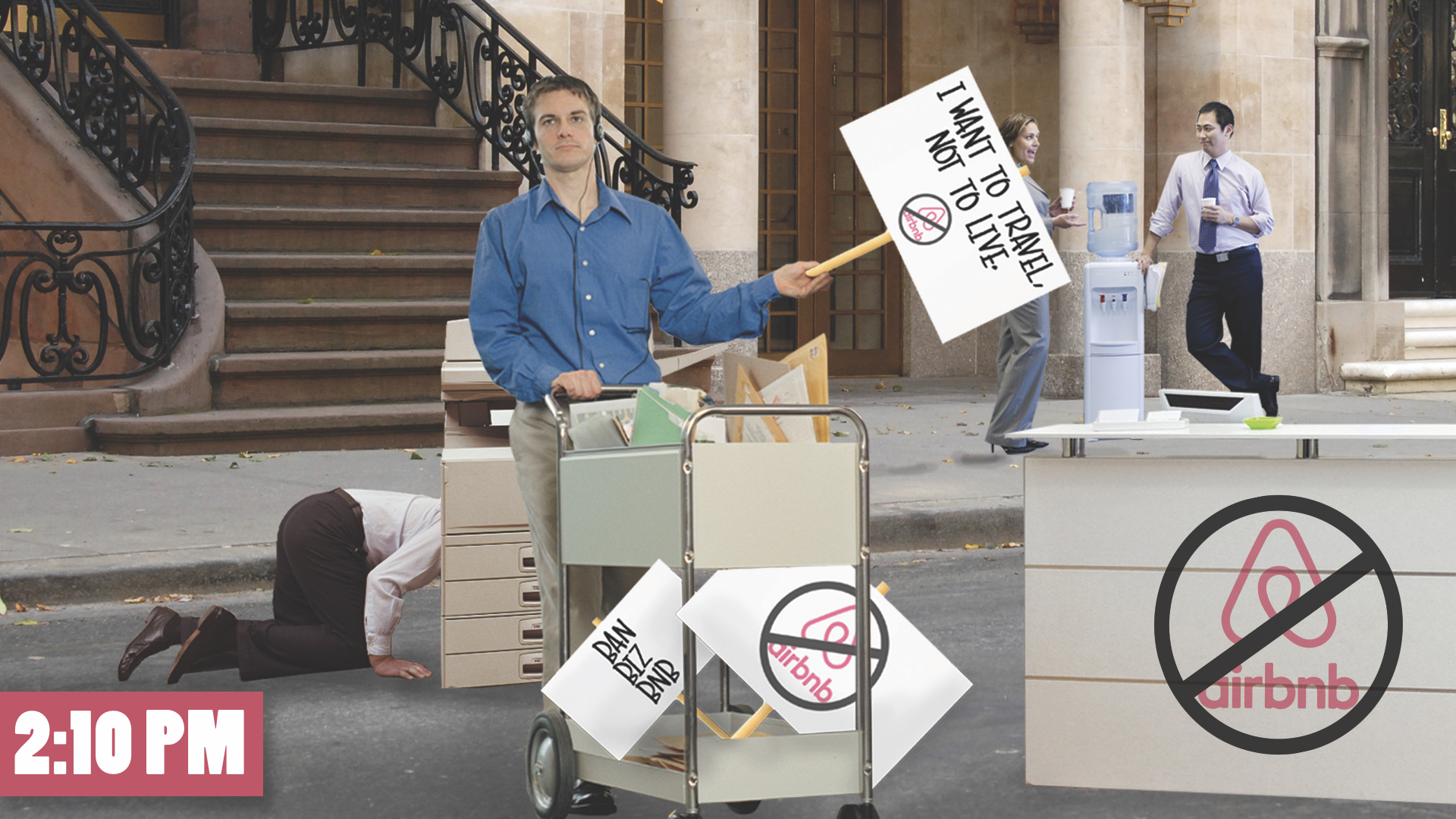 Distribute Protest Materials