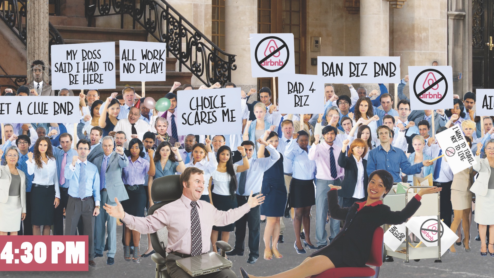 The Office Chair Sit-in