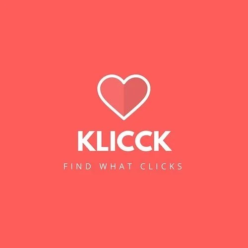 One click away to find #love!
So I participated in a little contest and just wanted to show my proccess of where I am. Still practicing how to design a logo 🤔 .
.
.
Klicck is a online dating app for couples who click based on their mutal interest.

