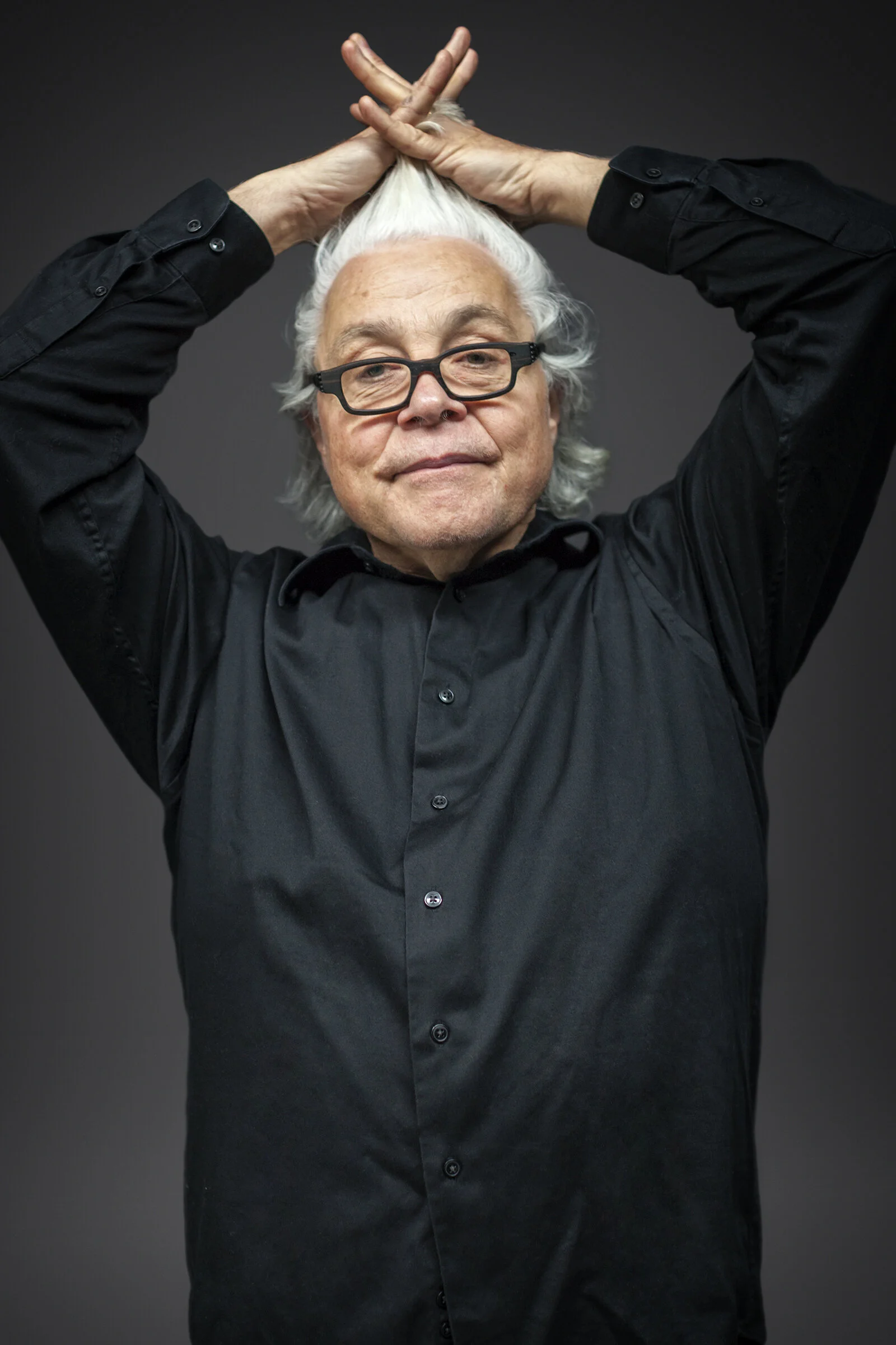 Vancouver, B.C. - December 2014: Visual Artist Michael Nicoll Yahgulanaas. Photograph by Farah Nosh