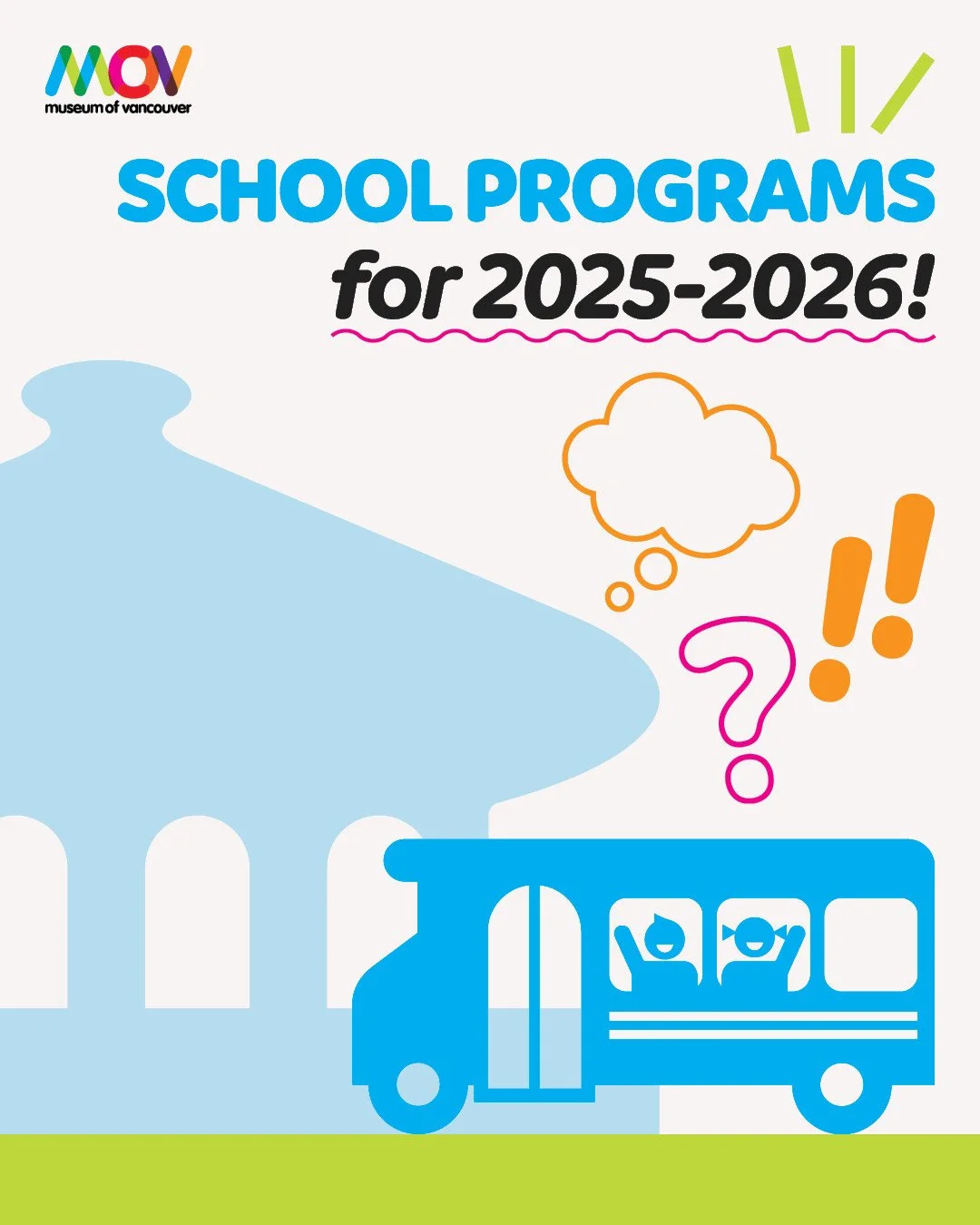 Welcome back, teachers! ⁠
⁠
Are you searching for field trip options for your students? The Museum of Vancouver offers a variety of in-person and online programs designed for student from Kindergarten through Grade 7, both in English and French! Chec