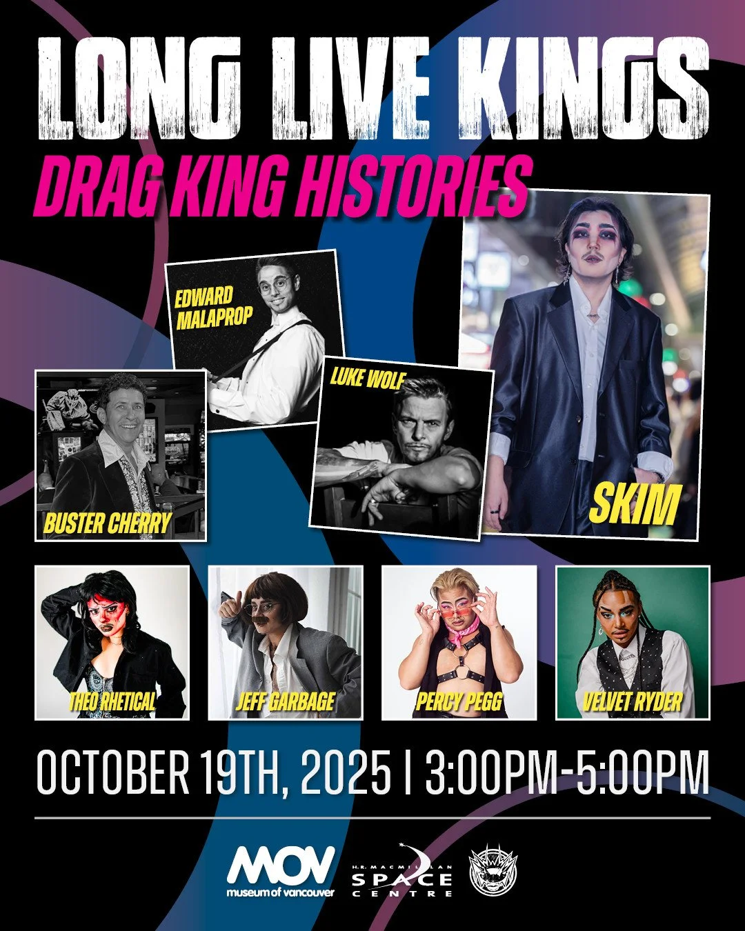 What was Vancouver&rsquo;s Drag King scene like back in the day? ⁠
⁠
Long Live Kings (@longlivekingsized), a web series created and starring local artists, will be on the big screen at the Museum of Vancouver on Sunday, October 19th and YOU'RE invite