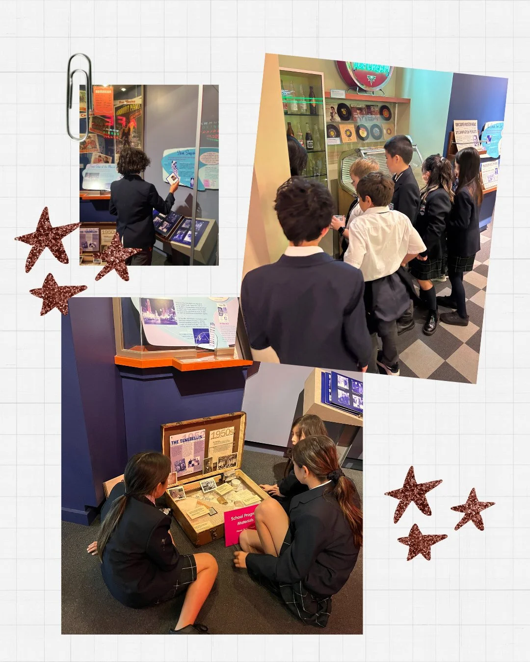 Field trips to museums create memories that last a lifetime and and inspire kids to become artists, historians, museum workers and civically engaged citizens. These wonderful photos are students from West Point Grey Academy enjoying our exhibits.⁠
⁠
