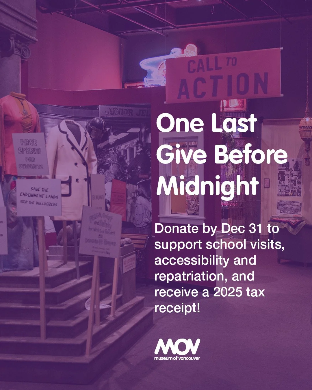 As we wrap up the year, we&rsquo;re making one last ask 💛⁠
⁠
If MOV has ever made you pause, learn, or feel more connected to your roots&mdash;please consider an end-of-year donation before midnight on Dec 31st.⁠
⁠
Your donation helps power:⁠
&bull;