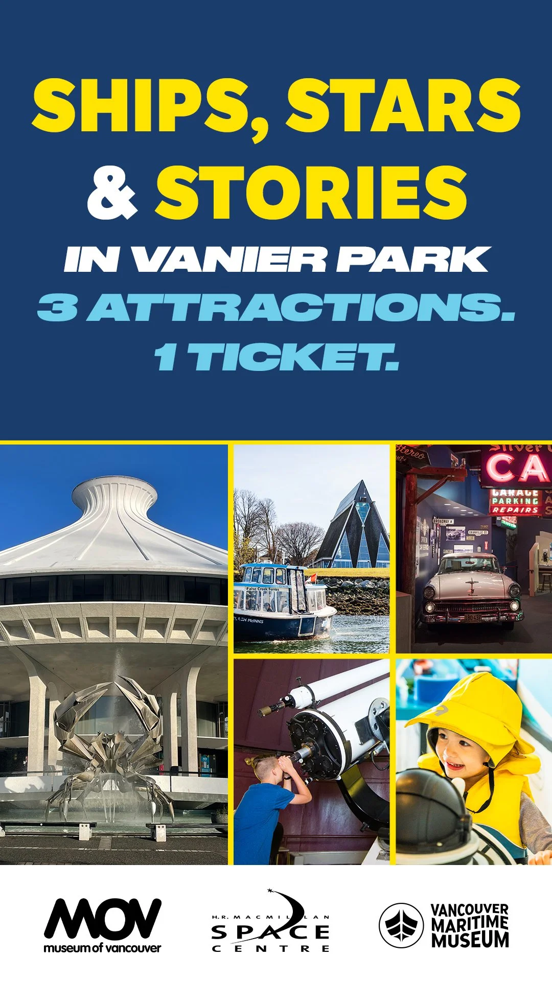 温哥華Vanier Park通行證套票攻略:一張門票玩盡博物館星象館與航海館