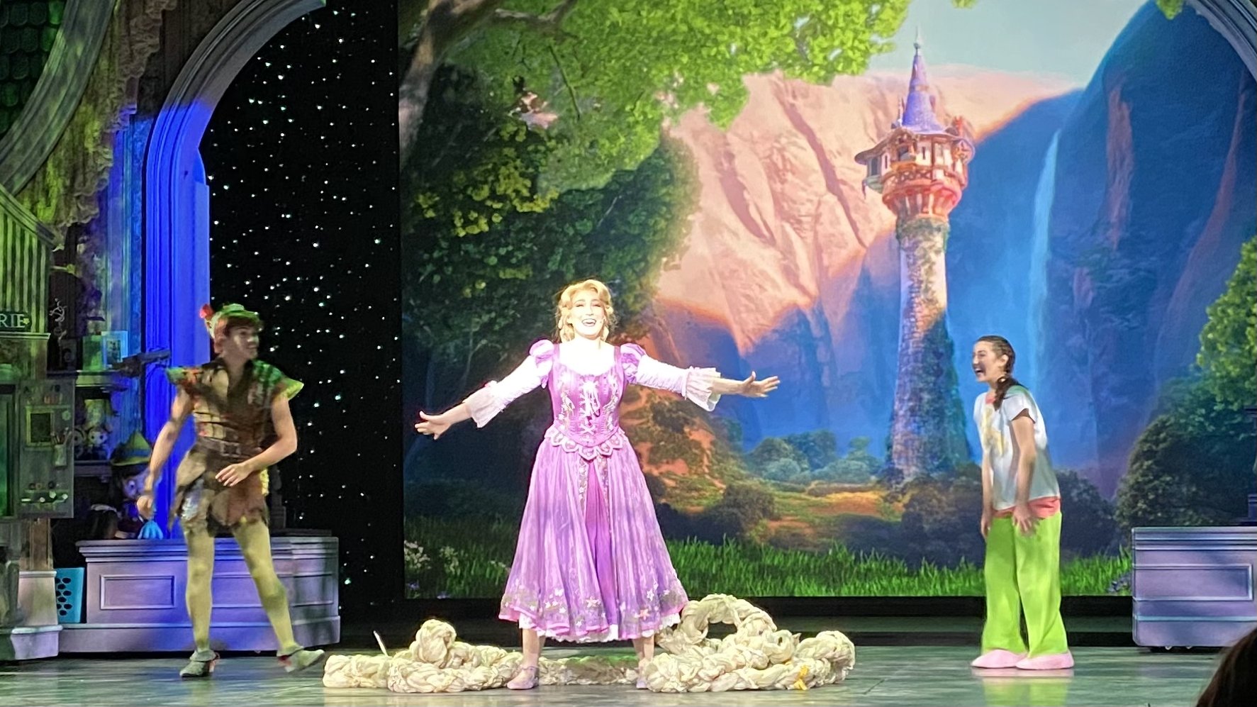  Chessa Metz as Rapunzel in Tangled. 