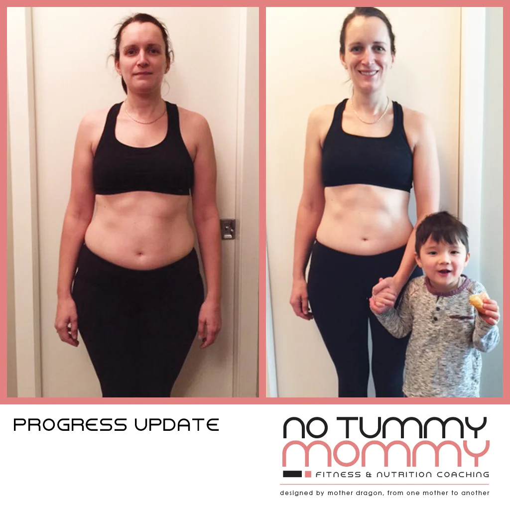 Pictured here is the 4-week progress update of one of my first NTM clients.