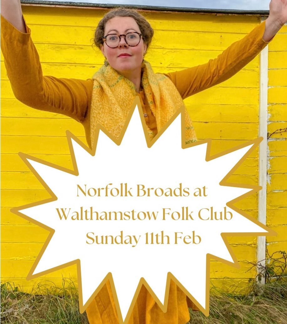 London Broad says - come along to our next gig @walthamstow_folk_club on Sunday 11th Feb from 7:30pm, upstairs @roseandcrownpub.e17! Tickets can be found by following the link in our bio. See you there London pals!