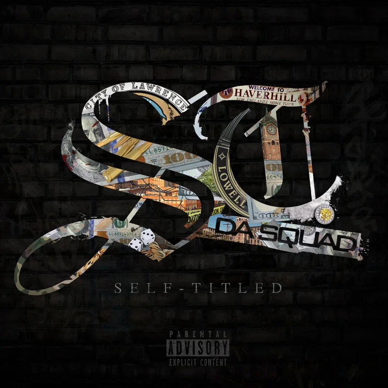 ST. DA SQUAD "SELF-TITLED" ALBUM COVER BY DOM DIRTEE
