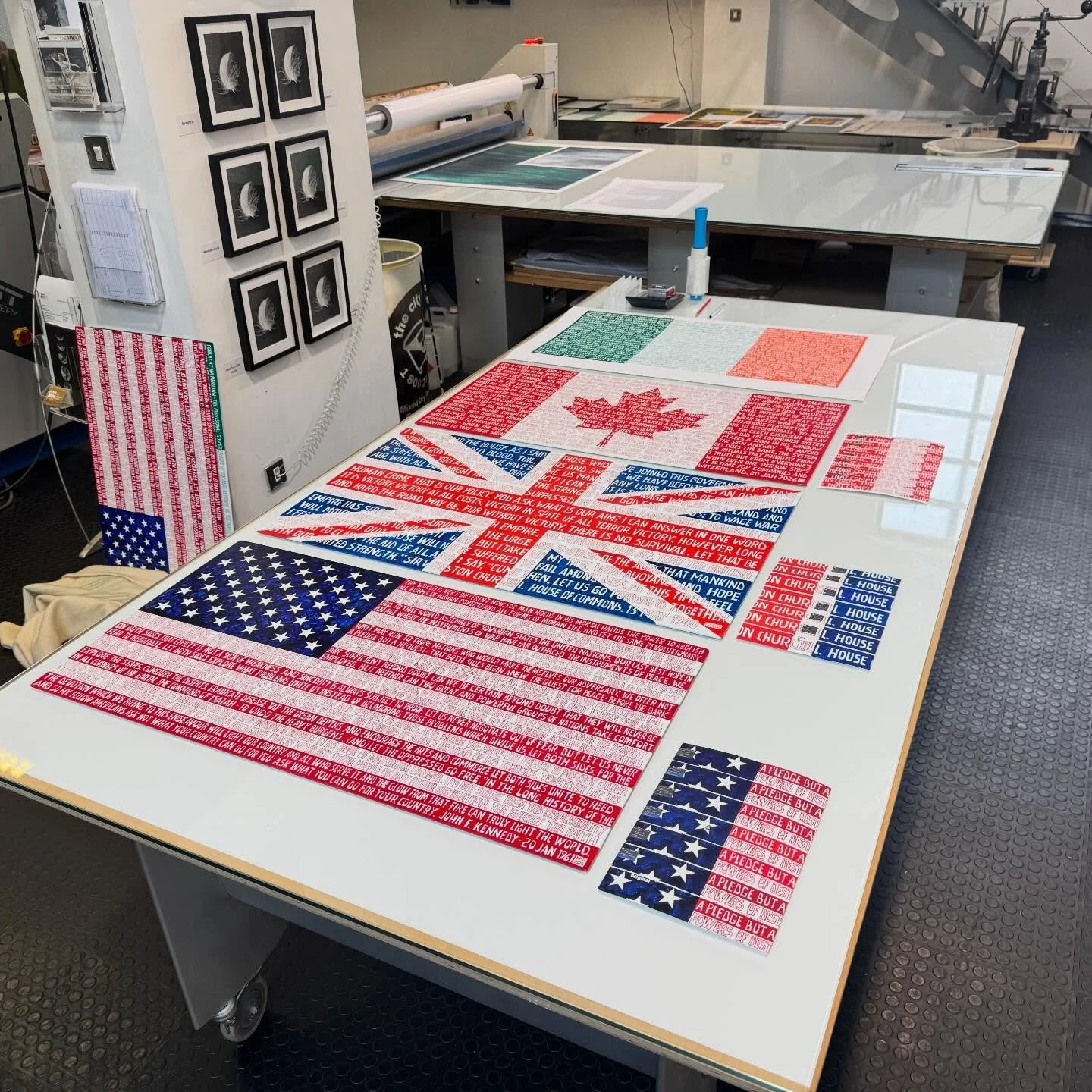 in @thecopperhse print studio earlier doing colour checks and signing the limited edition archival prints of #spokenstate for @artevolve.ie next Friday-Sunday at the RDS - stand 41 - DM for tickets. Sincere thanks to everyone who have helped me along