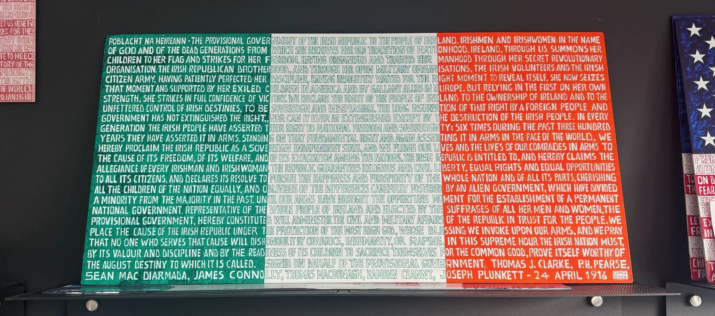 Ireland Flag painting with 1916 Proclamation.jpeg